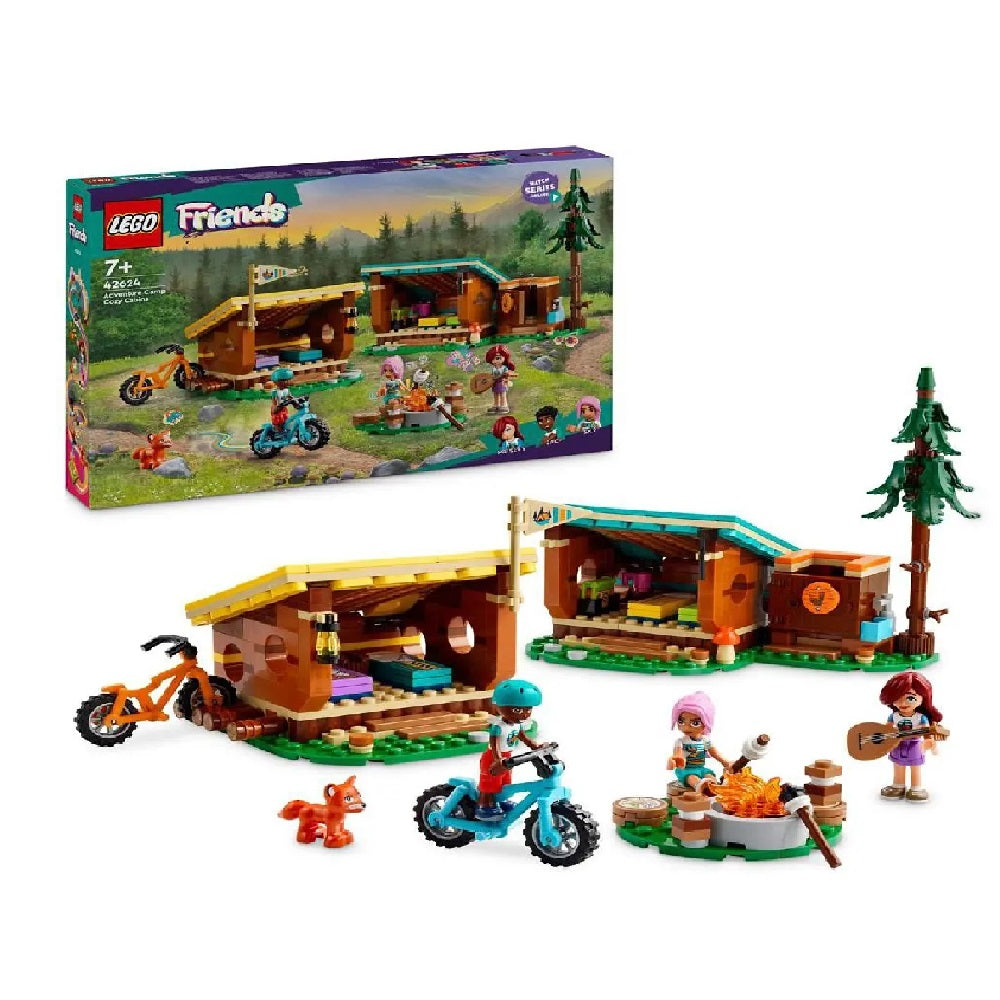 LEGO Friends Adventure Camp Cosy Cabins 42624 - 437 Pieces