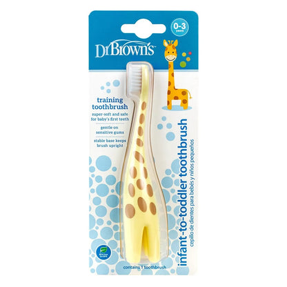 Dr Browns Infant-to-Toddler Toothbrush Giraffe - Pack of 1
