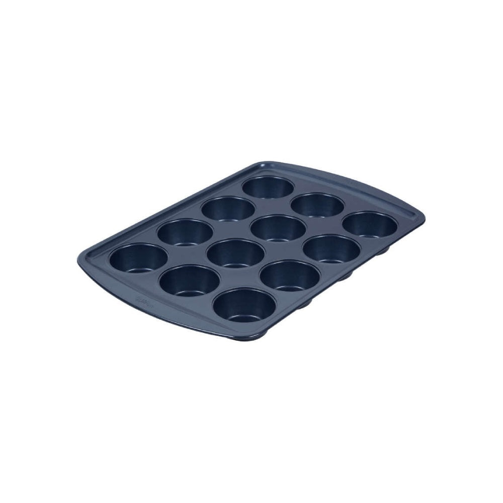 Wilton Muffin and Cupcake Pan with Lid, 12 Cavities