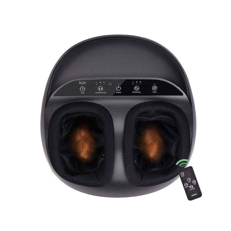 Renpho Shiatsu Premium Foot Massager Machine With Remote - Black