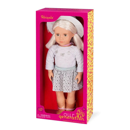 Our Generation - Abigale Doll With Pleated Skirt And Hat