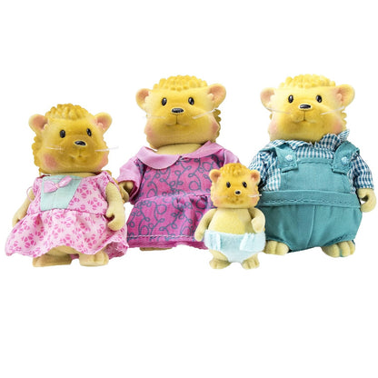 LiL Woodzeez Swifty Sweepers Hedgehog Family