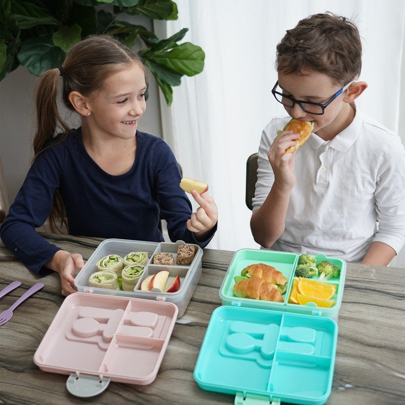 Melii - 2 Tier Bento Lunch Box - Turquoise