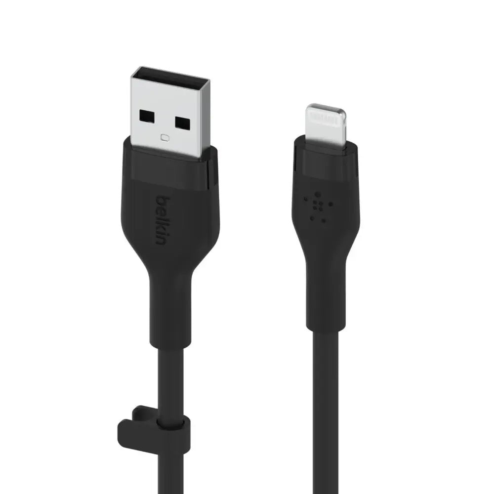 Belkin Boost Charge Flex USB-A Cable with Lightning Connector 1M, Black