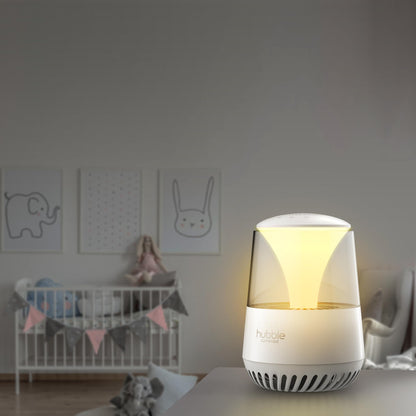 Hubble - Pure 3 in 1 Air Purifier With Two Stage Filtration System - White