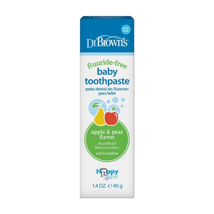 Dr. Brown’s Apple Pear Fluoride-Free Baby Toothpaste 40g