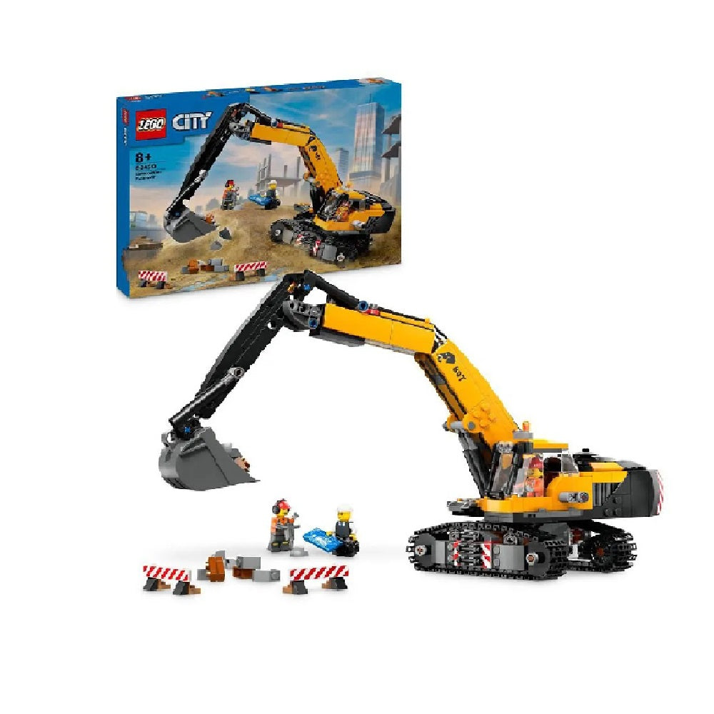 LEGO 60420 Yellow Construction Excavator