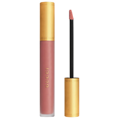 أحمر شفاه غوتشي روج ايه ليفرز ليكيد مات، 6.5 مل - 114 جريس سينامون