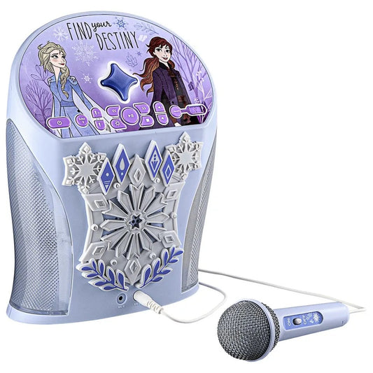 KIDdesigns - Disney Frozen Bluetooth Karaoke Machine w/ Microphone