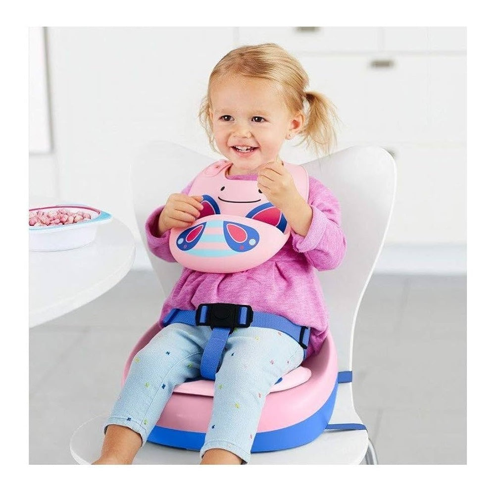 Skip Hop - Zoo Fold & Go Silicone Bib - Butterfly