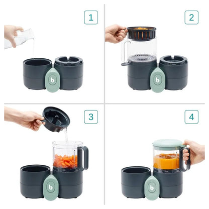 مجموعة محضرات الطعام Babymoov Nutribaby One 4 في 1