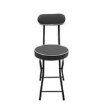Foldable PU Padded Prayer Chair - Black
