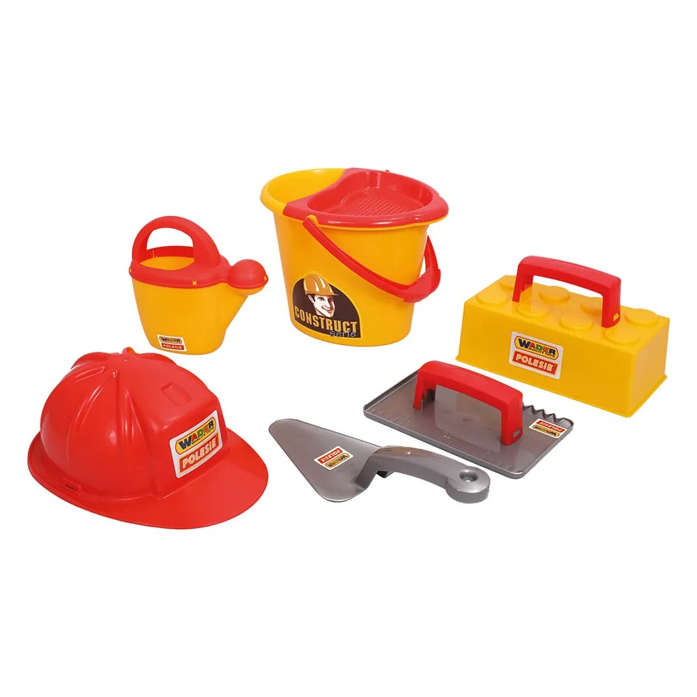 Polesie - Bucket set Worker Construct - 7pcs