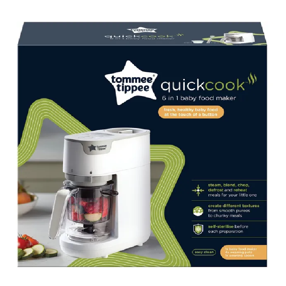 Tommee Tippee - 6 IN 1 BABY FOOD MAKER WHITE