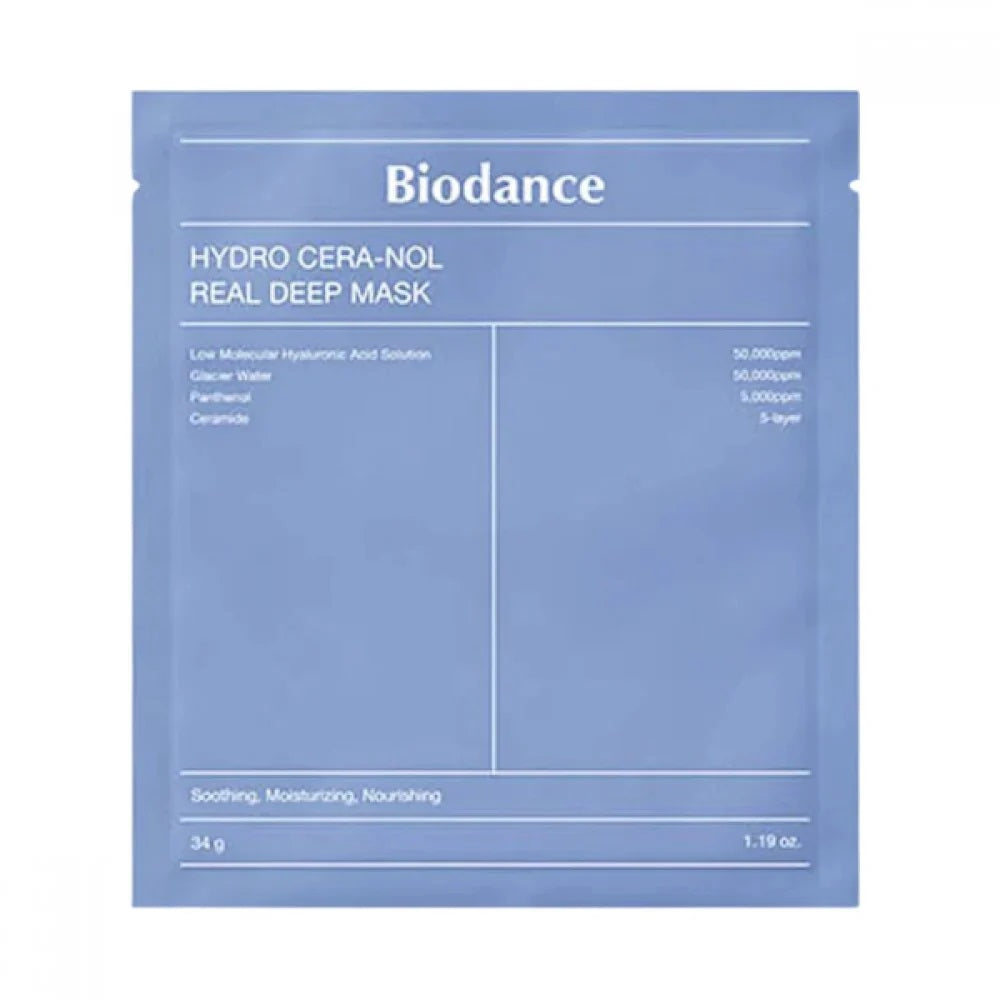 BIODANCE Hydro Cera-nol Real Deep Mask 1Box (34g*4ea)