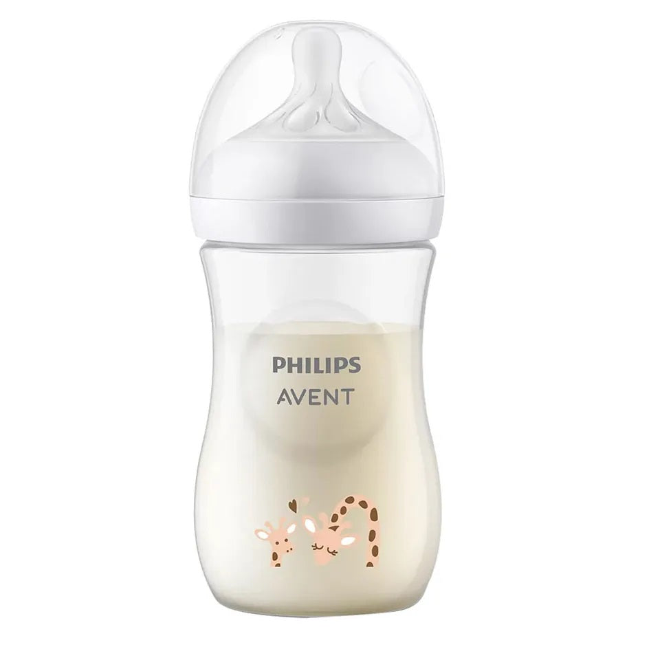 Philips Avent - Natural 3.0 Feeding Bottle - Giraffe - 260 ml