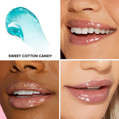 Too Faced Kissing Jelly Lip Oil Gloss 4.5ml - Sweet Cotton Candy
