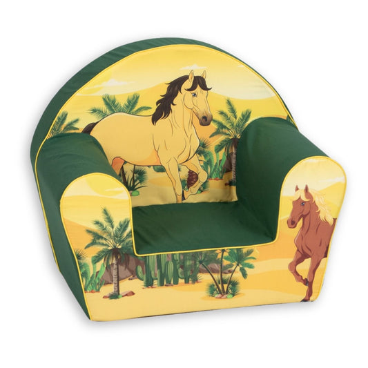 Delsit Arm Chair - Arabic Horses