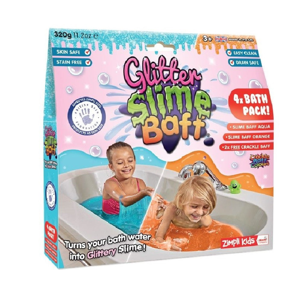 Zimpli Kids - Slime Baff orange-aqua 600g + 2 Crackle