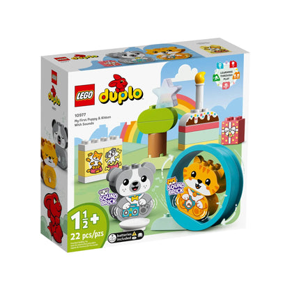 LEGO 10977 DUPLO My First Puppy & Kitten With Sounds