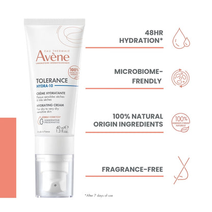 Avene Tolérance Hydra-10 Hydrating Cream 40ml