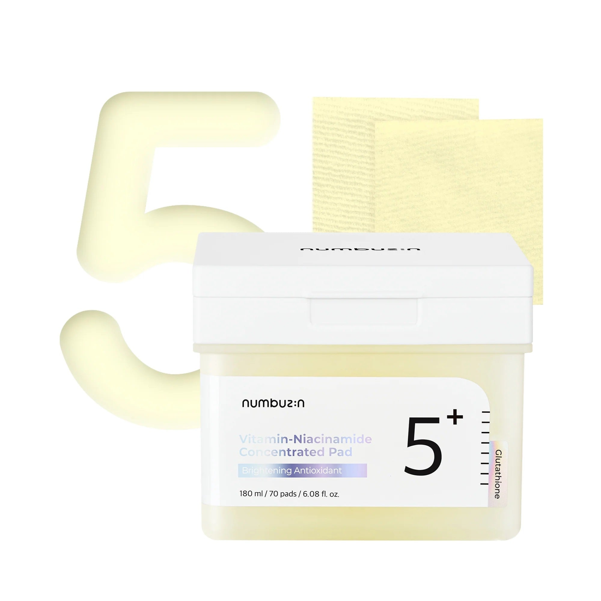 NUMBUZIN No.5+ Vitamin-Niacinamide Concentrated Pad 180ml / 70 Pads