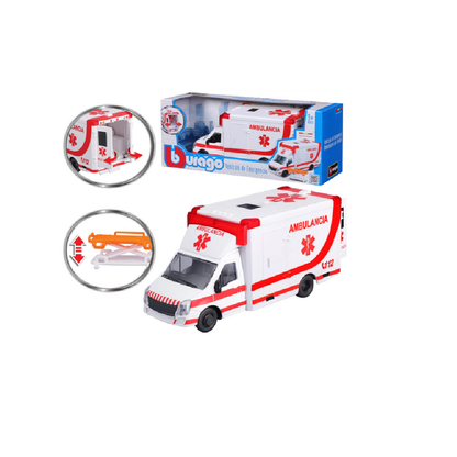 Burago - Municipal Vehicles Ambulance w/ Stretcher (18-32266)