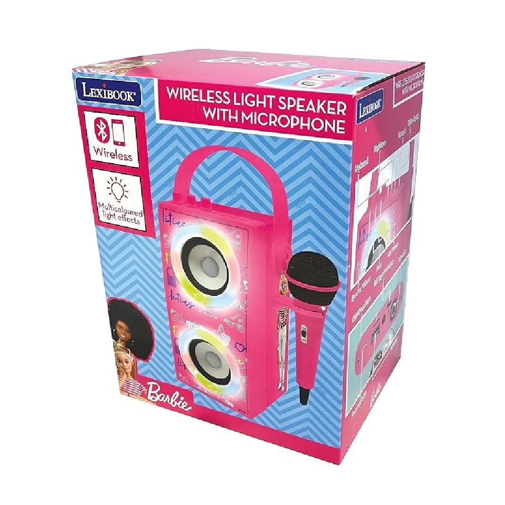 Lexibook  BARBIE PORTABLE BLUETOOTH SPEAKER WITH MIC AND LIGHTS