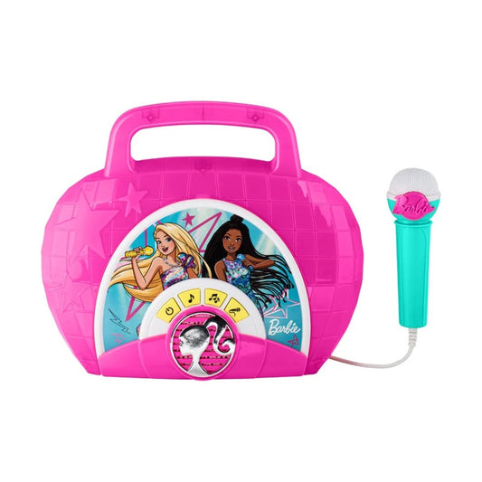 KIDdesigns Sing-Along Boombox - Mattel Barbie - Pink