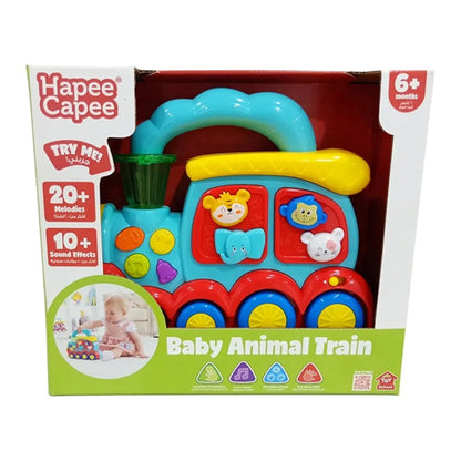 HapeeCapee Baby Animal Train