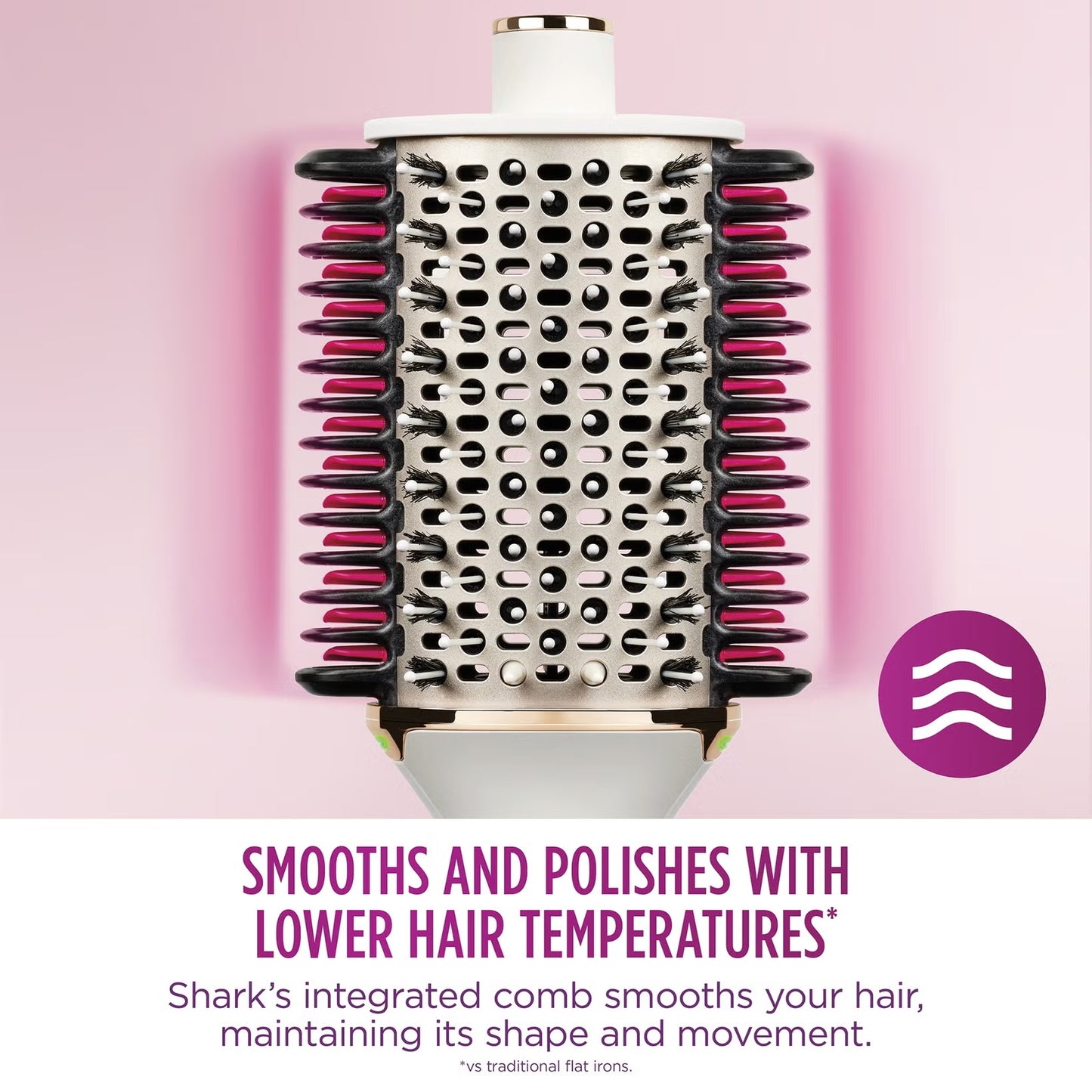 Shark Beauty SmoothStyle Hot Brush and Smoothing Comb