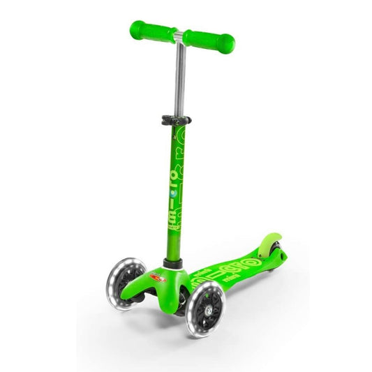 Micro - Mini Deluxe Scooter with LED Wheels - Green