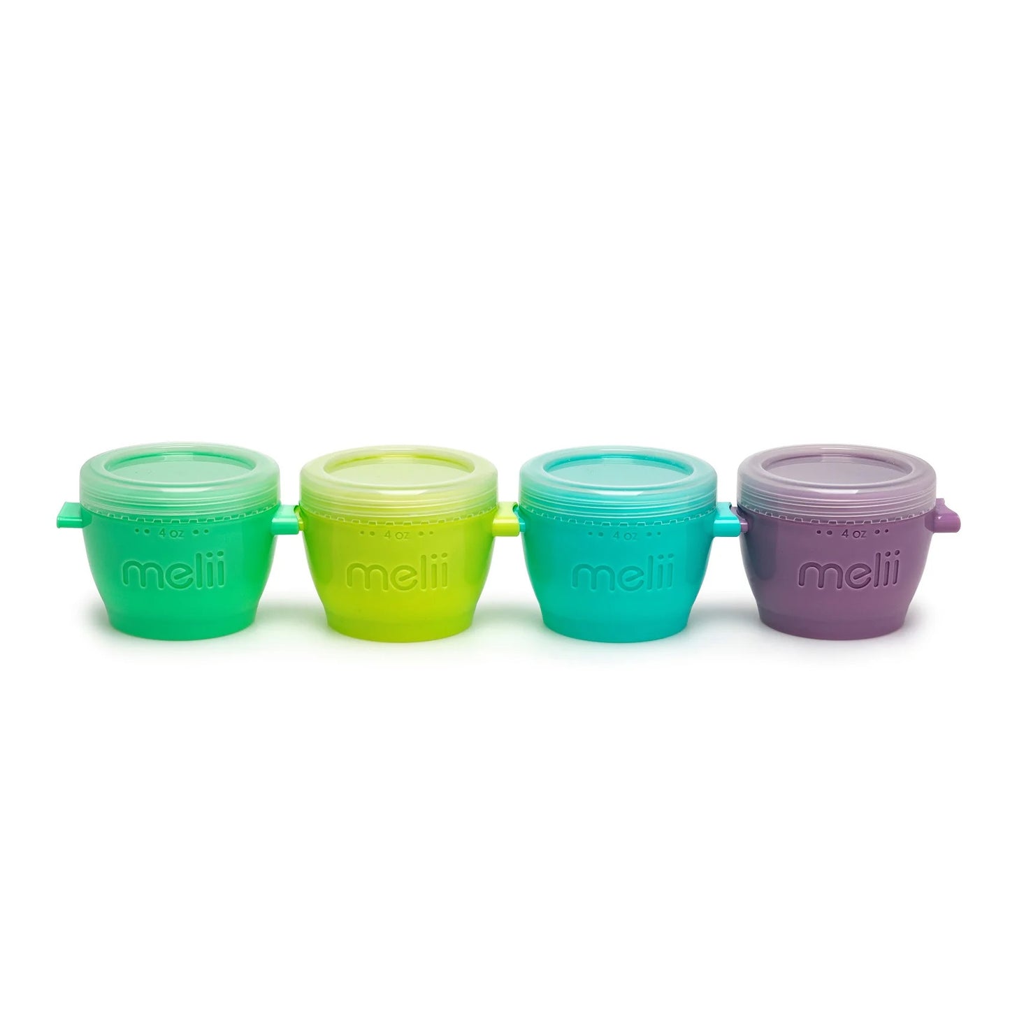 Melii - Snap & Go pods 4oz, 4 pcs - Multi Color