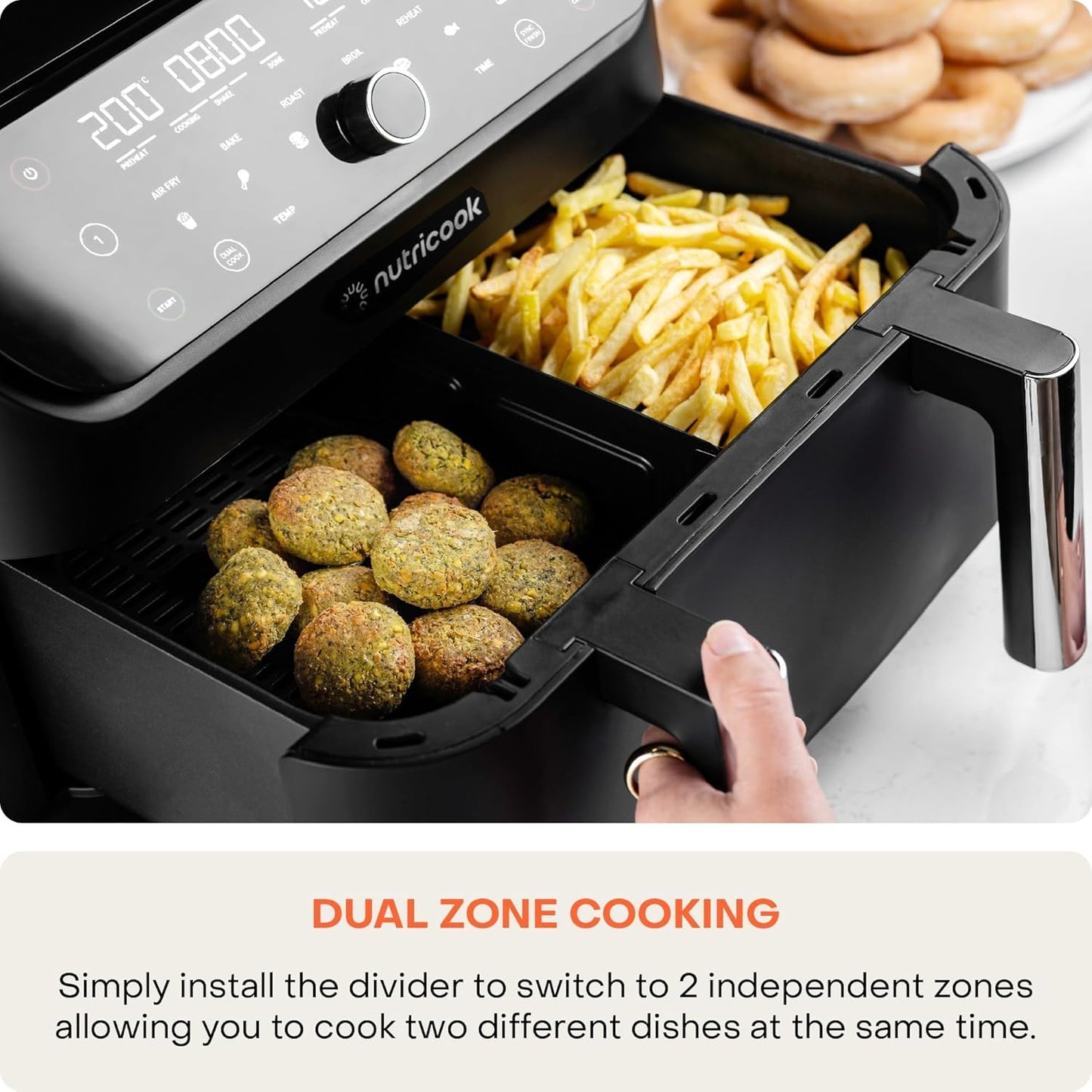 Nutricook Air Fryer Flexzone