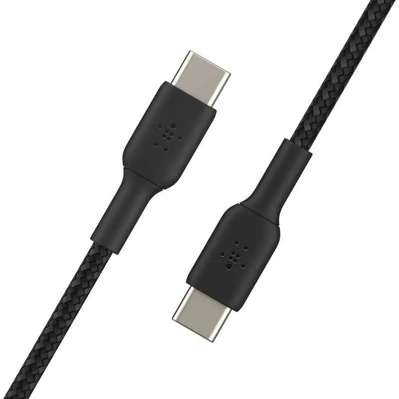 Belkin BOOST CHARGE Braided USB-C to USB-C Cable, Black