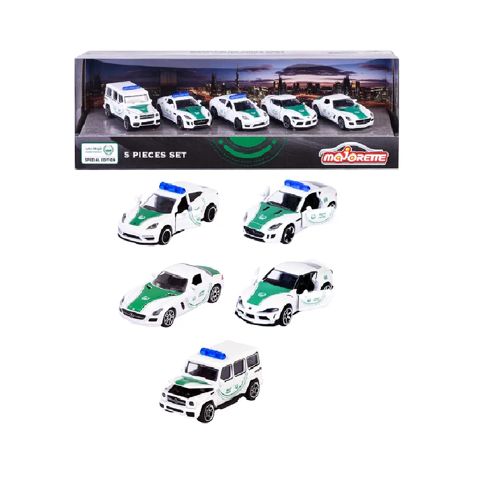 Majorette Dubai Police 5pc Gift Pack V2