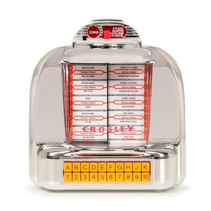 Crosley Diner Jukebox Tabletop Radio - Silver