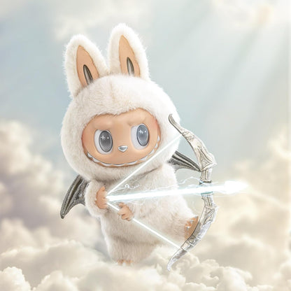 Pop Mart Vinyl Plush Doll - The Monster Labubu Angel In Clouds Figure