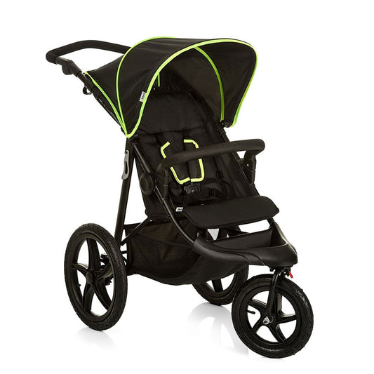 Hauck - Runner - Black/Neon Yellow