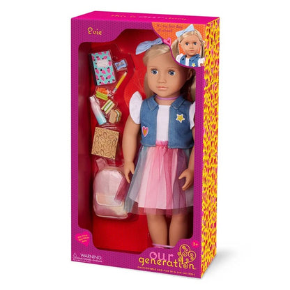 Our Generation - Evie Activity Elementary School Doll W/Accessories