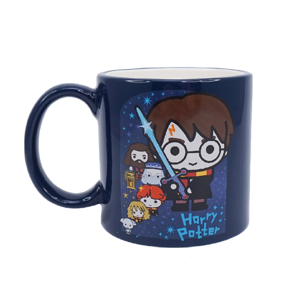 Half Moon Bay: كوب معبأ في صندوق منقوش (350 مل) - Harry Potter Kawaii (Harry)