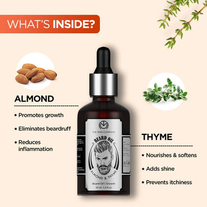 THE MAN COMPANY Almond & Thyme | Beard Oil