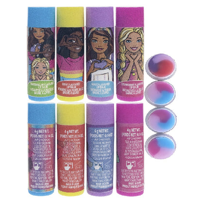 Townley Barbie 4pc Lip Balm Set