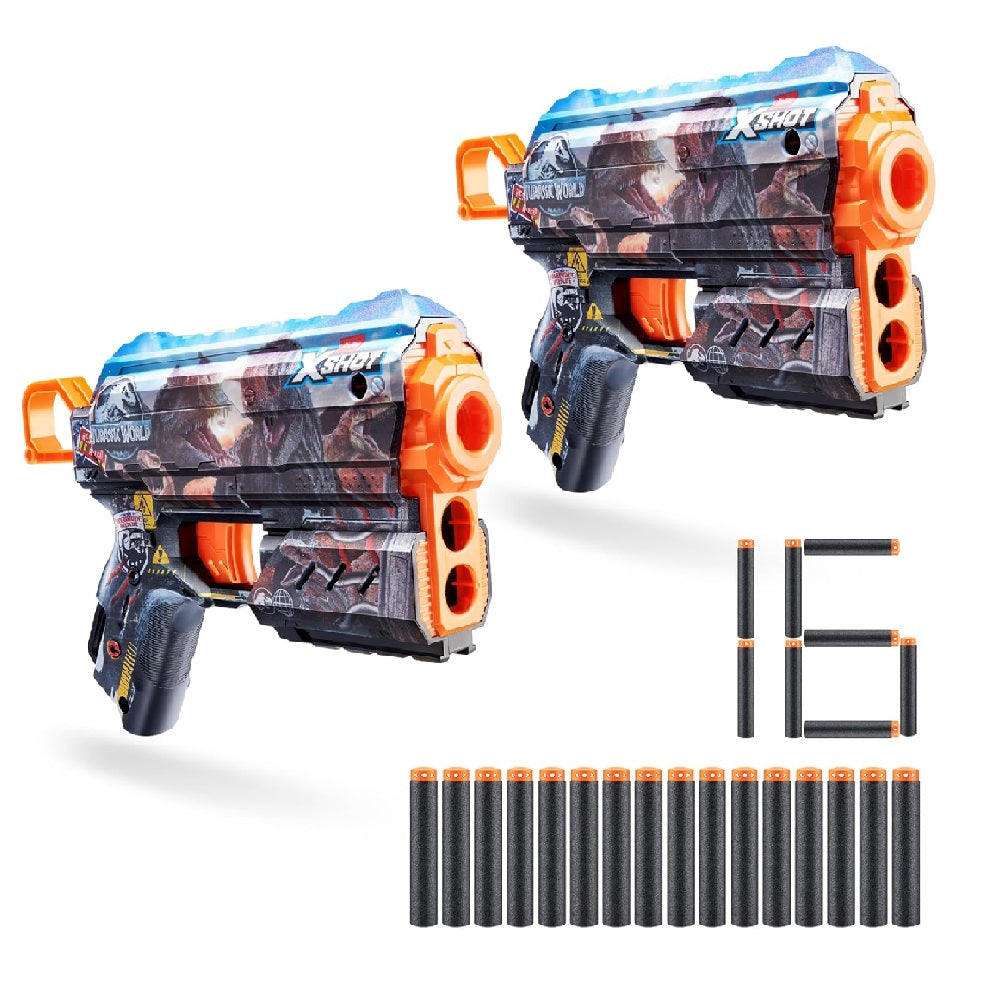 Zuru X-Shot Skins Jurassic Flux Combo 2pk (XS-36834)