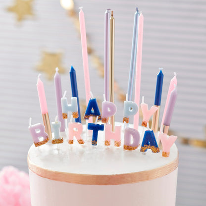 Wilton Floral Party Birthday Candles, Set of 25