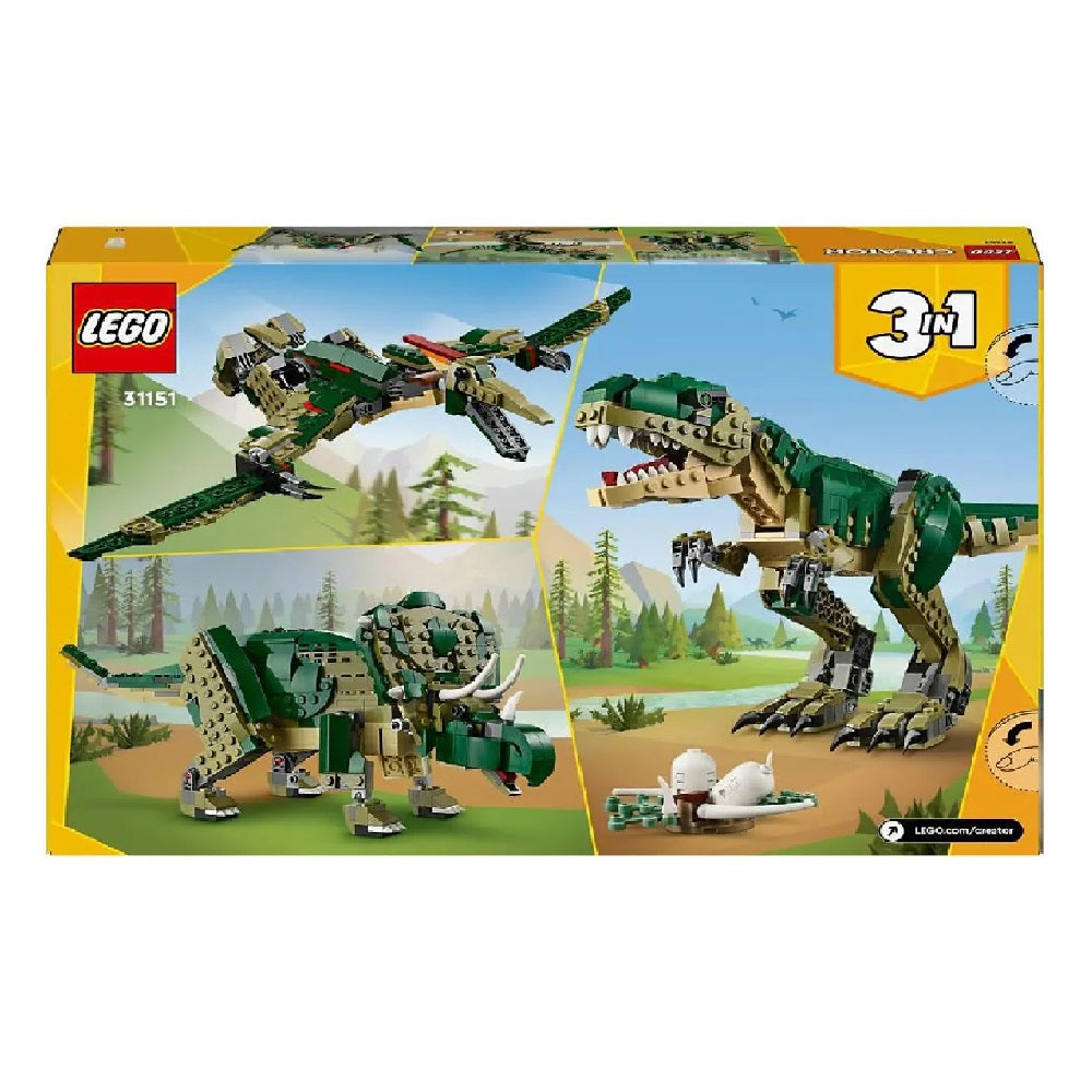 LEGO Creator Minecraft, 3 in 1 T-Rex 31151 - 626 Pieces