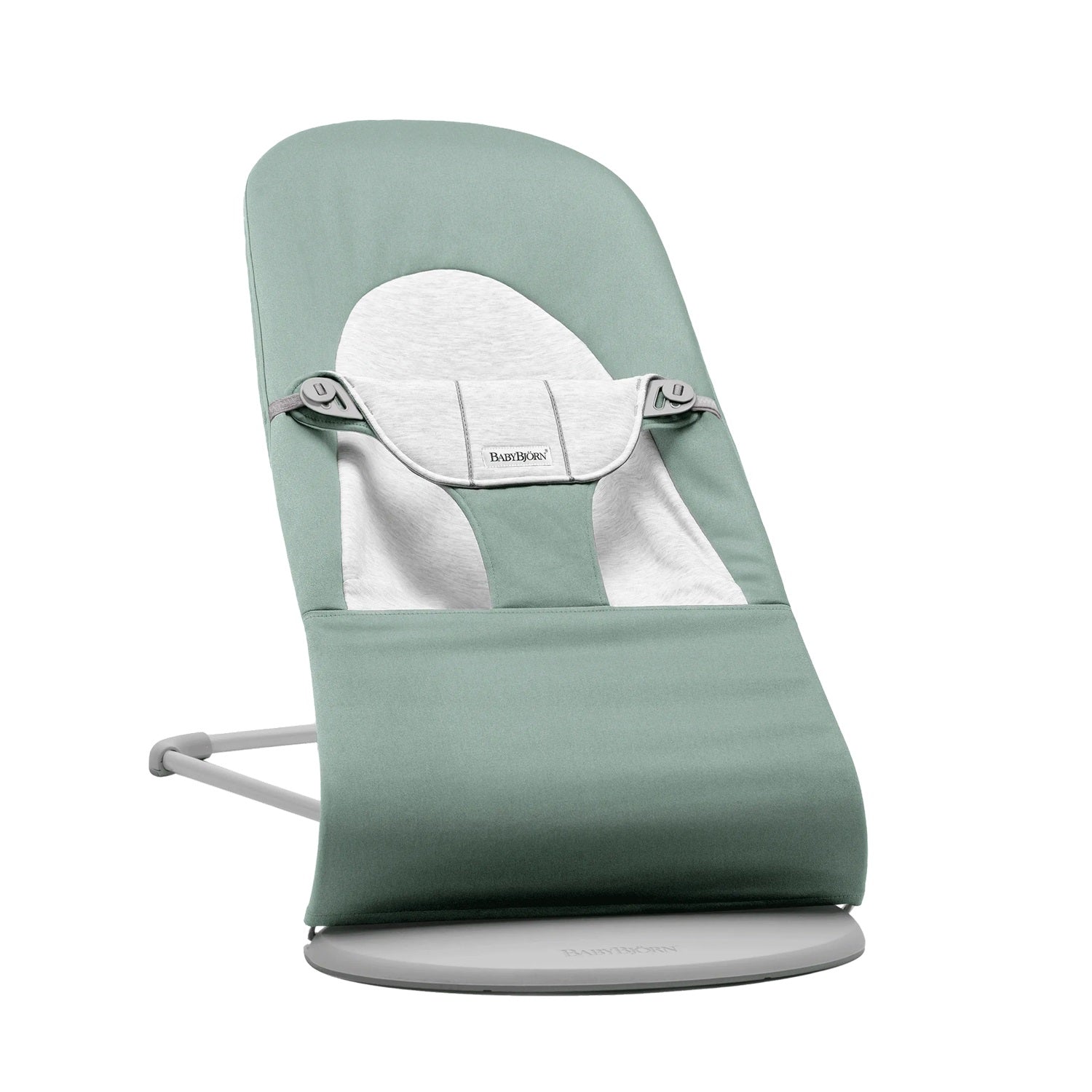 BabyBjorn Bouncer Balance Soft Woven/Jersey - Light Sage/Grey