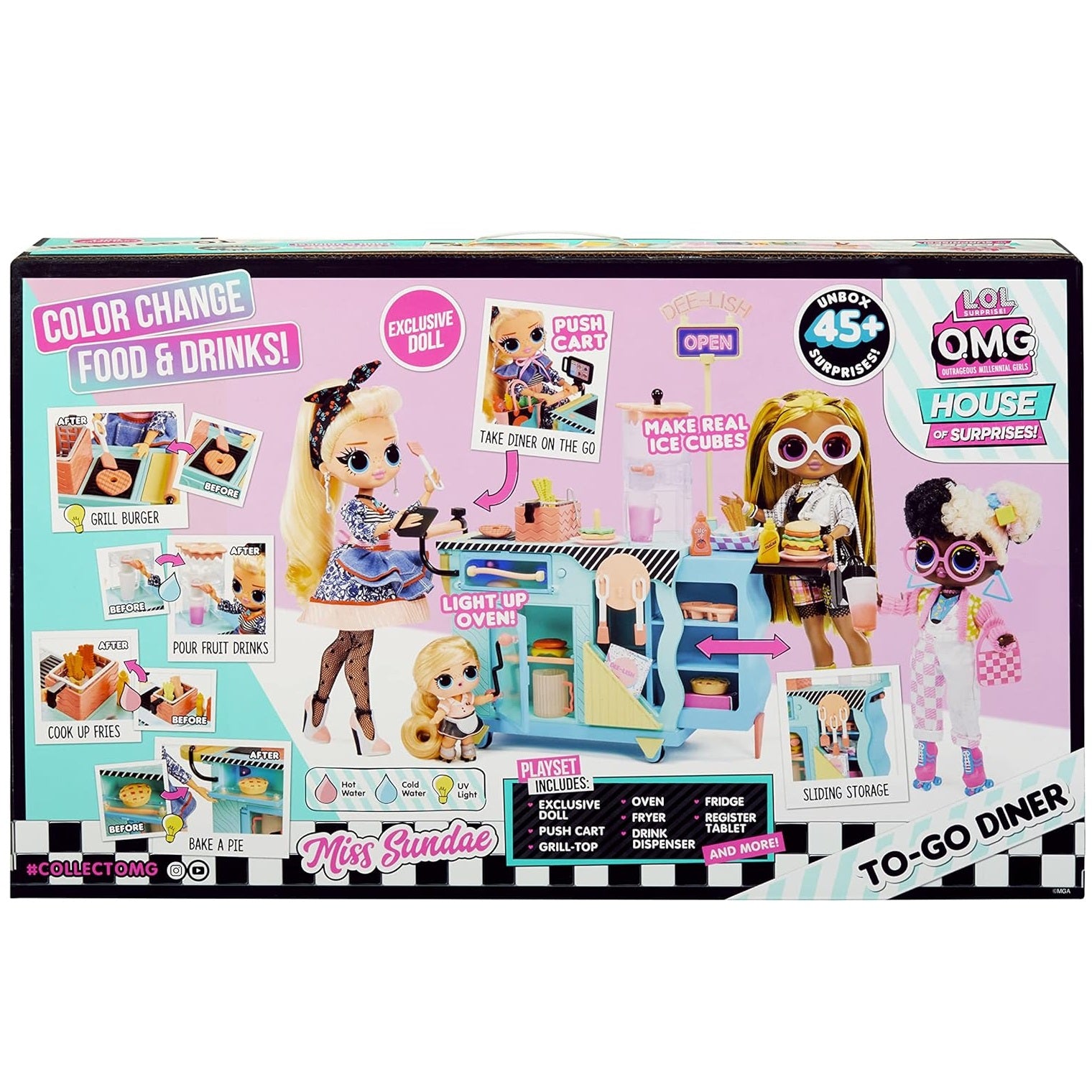 LOL Surprise OMG I Am Diner Set