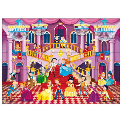 Sassi - Book And Giant Puzzle Round Box - The Princess Ball