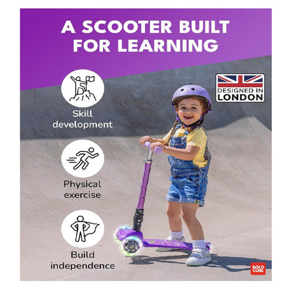 BoldCube 3 Wheel Scooter Folding Teeny Fairytale (Lilac)